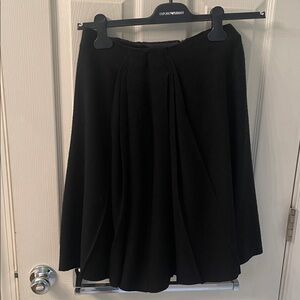Emporio Armani Black A-Line Skirt sz 42
